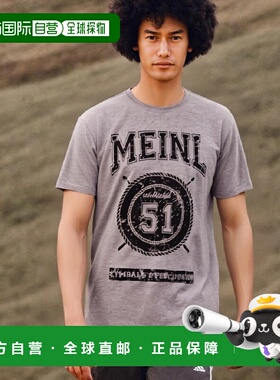 【日本直邮】MEINL短袖T恤College灰色圆领舒适透气时尚S尺寸 M40