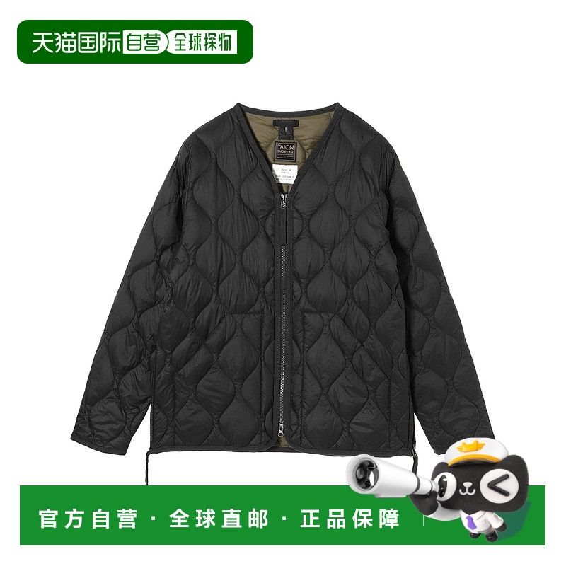 1h可退 TAION 男女同款V领双拉链羽绒夹克 242173108003