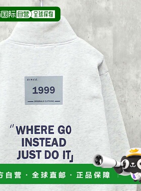 1h可退 日本直邮SHISKY 儿童 加绒加厚 宽松高领卫衣 印花设计 54