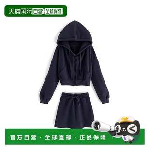 日本直邮日潮 GRL 卫衣×迷你裙内起毛运动套装 pm317裙子半身裙