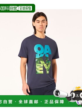 1h可退 日本直邮OAKLEY男装速干宽松T恤 接触冷感4向弹力 FOA4063