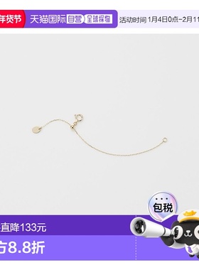 日潮 agete 阿卡朵K10调节链黄色 均码送男友送女友