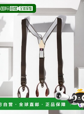 1h可退 日本直邮BEAMS F男士ALBERT THURSTON经典款固定式背带 适
