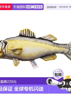 【日本直邮】Hansa汉莎 鱼类系列毛茸玩具 日本鲈鱼 No.6052