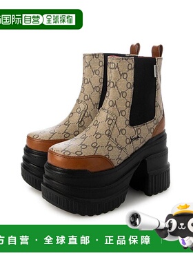 日本直邮日潮 Yosuke厚底侧拉靴女靴4460050