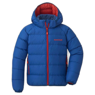 日本直邮1h可退 montbell 儿童羽绒服连帽大衣舒适1101648运动户