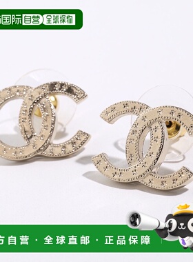 日本直邮CHANEL香奈儿耳环ABG361 B21912女士Coco Mark CC标志金U