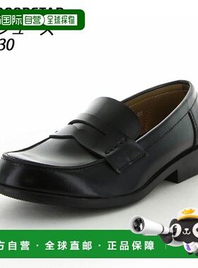 日本直邮Moonstar 女士乐福鞋 BVL630 黑色 Moonstar 合成皮革女