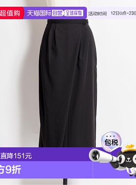 1h可退 日本直邮Noela 女装 窄身长裙 高腰设计 后袋横拉链 55620