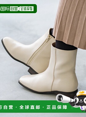 日本直邮Menue 方头短靴 ME8623BW02640