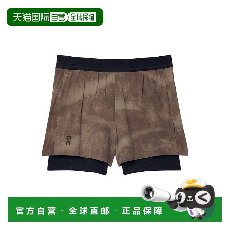 日潮跑腿ON昂跑 女士运动高性能短裤 Cinder | Black XS 1wf1047