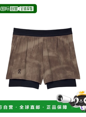 日潮跑腿ON昂跑 女士运动高性能短裤 Cinder | Black XS 1wf1047