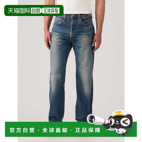 日本直邮levi’s 李维斯复古系列1955年501牛仔裤中靛蓝做旧款