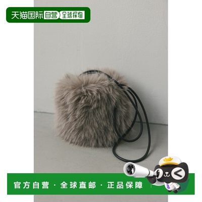 1h可退 日本直邮STYLEMIXER 女装 仿毛绒迷你包 半圆造型 肩背两