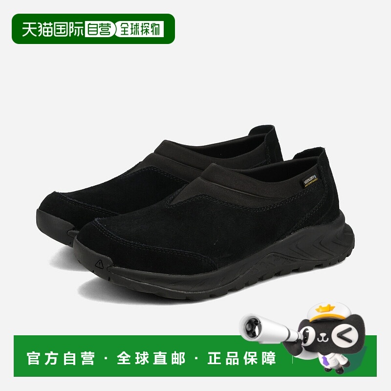 日本直邮KEEN 女士 TTS MOC WP 防水一脚蹬 黑色/黑色 (1031230)