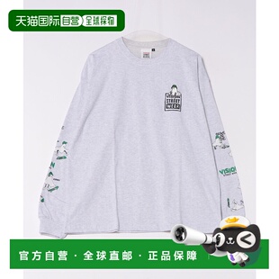 日本直邮VISION T恤 STREET 幽灵图案印花长袖 822456 WEAR 1h可退