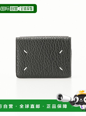 日本直邮Maison Margiela 四针小牛皮三折钱包 S36UI0416-P4455