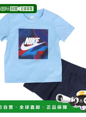 日本直邮Nike 少年俱乐部特快半袖T恤短裤上下套装 [76M676-U90(J