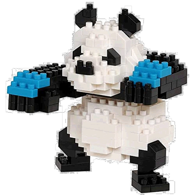 【日本直邮】Kawada河田 微型积木Nanoblock咒术回战熊猫NBCC_156