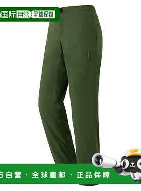 日潮跑腿Montbell女士裤子O.D.灰色绿色直筒户外保暖运动1105708