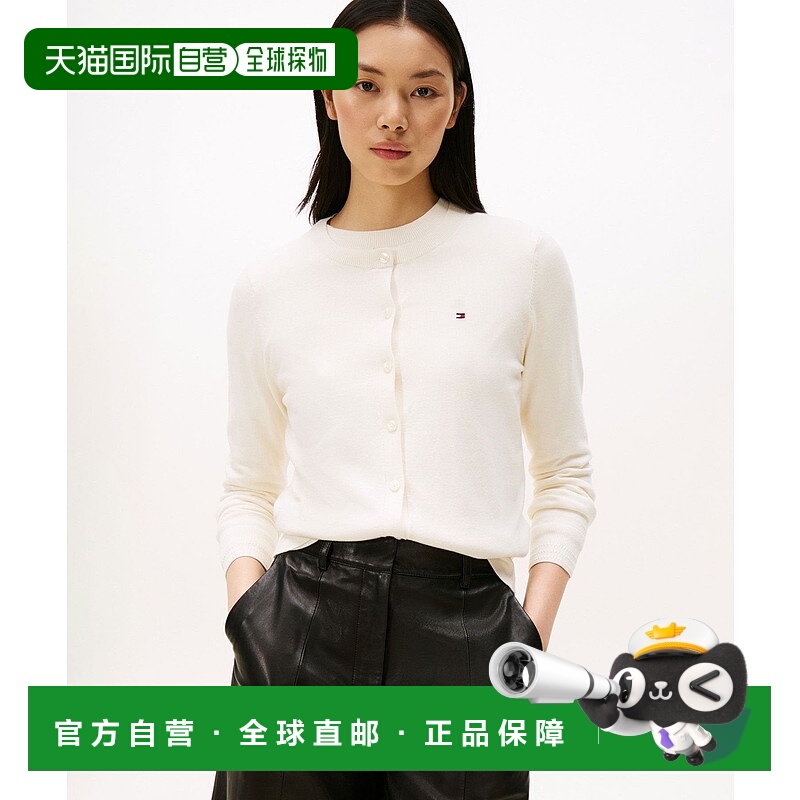 日本直邮TOMMY HILFIGER Cotton Jersey Stitch针织开衫童装