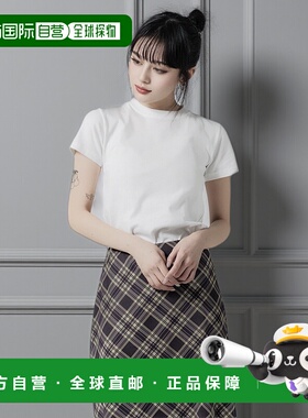 1h可退 日本直邮Chick女士基本款紧身短袖T恤 11625SS/☆,CK50010