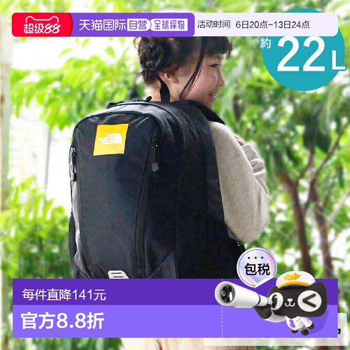 日本直邮 The North Face 儿童背包 Roundy NMJ72358 K北面