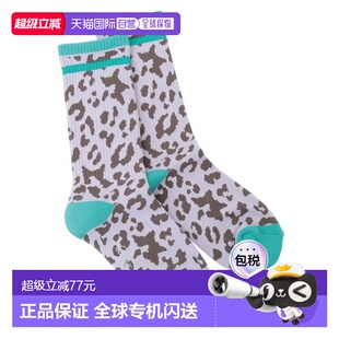 1h可退 日本直邮Candy Stripper 女装 星星豹纹 罗纹袜子 高弹性