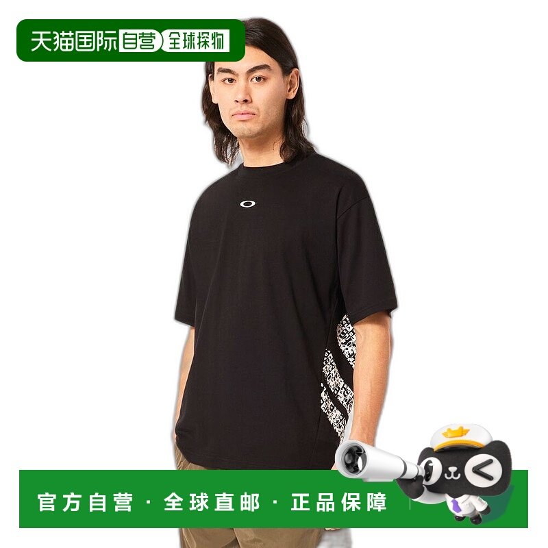 日潮跑腿Oakley欧克利 男款印花短袖T恤  FOA406346男装