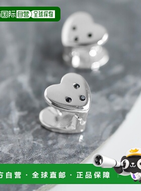 1h可退 日本直邮ANE MONE 女士 心形亮片流苏耳环 DG620004P耳钉