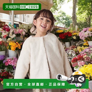 1h可退 日本直邮riziere 带围巾仿皮草大衣