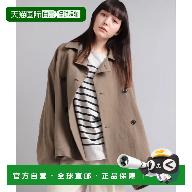 1h可退 日本直邮RNA-N 女士宽松短款棉麻夹克 春季新款 休闲时尚