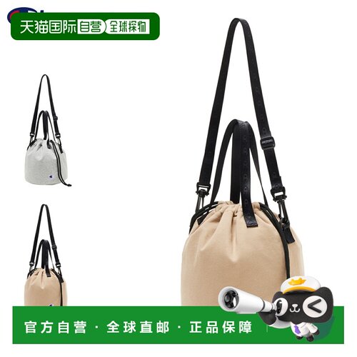 日本直邮Champion C8-B702B 斜挎包 SWEAT DRAWSTRING BAG 卫衣面