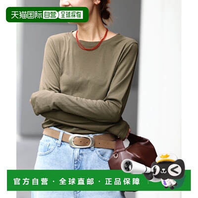 1h可退 日本直邮JOURNAL STANDARD relume 女士柔软圆领长袖T恤 2