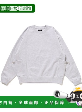 1h可退 日本直邮BEAMS男女同款重工棉质宽松侧口袋套头卫衣 11131