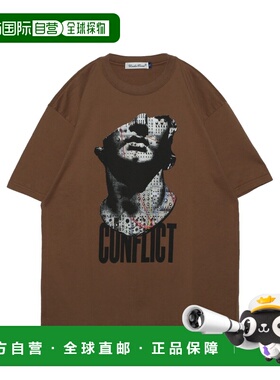 日本直邮UNDERCOVER 男女同款 纯棉罗纹T恤 UC1F3806