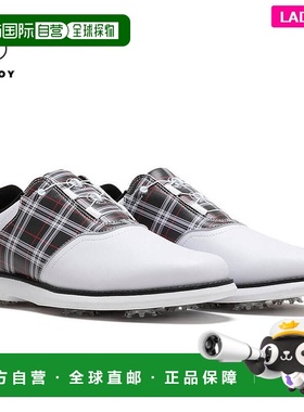 日本直邮FootJoy 女士 eComfort BOA 软钉高尔夫球鞋 98768 白色/