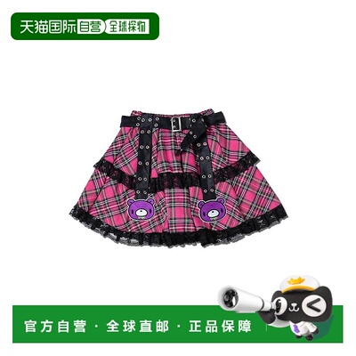 日本直邮日潮 ACDC RAG Vivid Gloomy 腰带裙半身裙格子裙a字裙