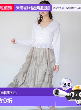 日本直邮Noela 随机塔克衬衫裙 裙子[N05236EW017236]半身裙a字裙