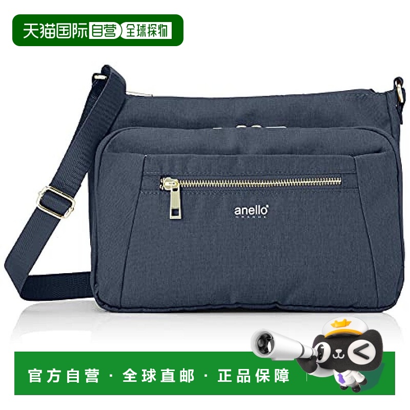 【日本直邮】Anello阿耐洛挎包肩包斜挎包防水GL GTC4132女式深蓝