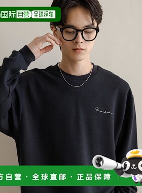 1h可退 日本直邮SENSE OF PLACE男装刺绣立体针织长袖T恤 AAA611C