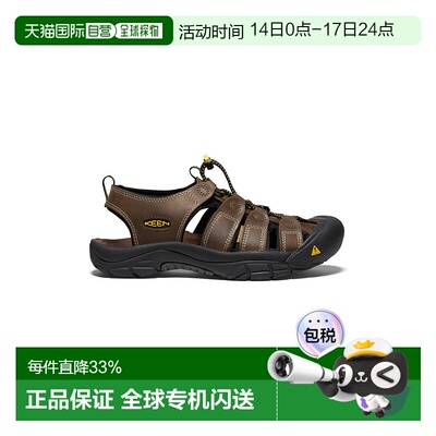 日本直邮日潮 KEEN男款NEWPORT 包头护趾溯溪鞋 户外涉水防滑凉鞋