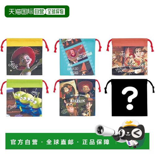 【日本直邮】斯凯达 玩具总动员2 随机抽绳便当袋 M码