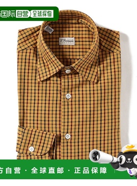 1h可退 日本直邮ERRICO FORMICOLA 男士塔特索尔常规领衬衫 21110