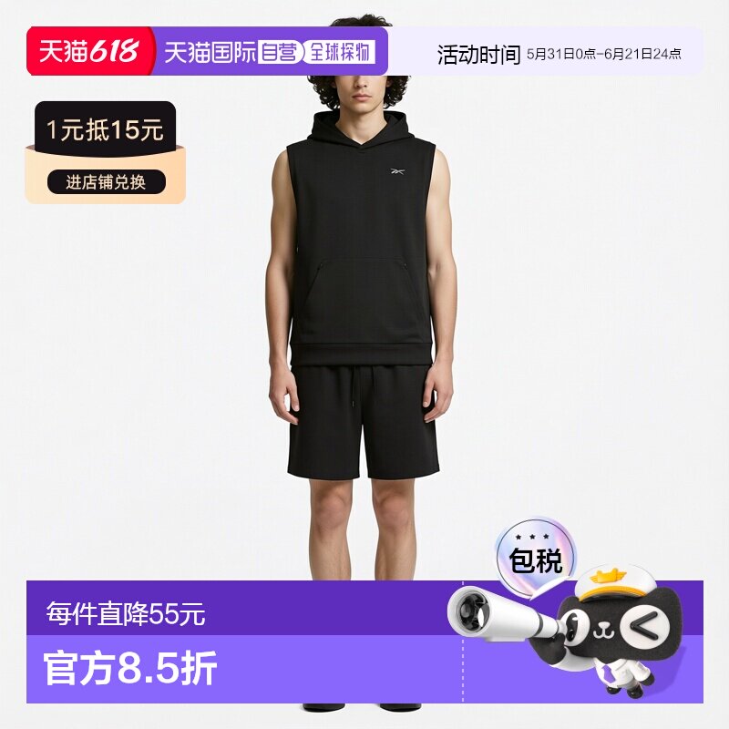 日本直邮Reebok 116872 Strength 无袖连帽衫 / STRENGTH SLVLS