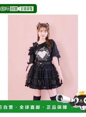 日本直邮日潮 Liz Lisa单肩千禧印花T恤352-2010-0蕾丝上衣