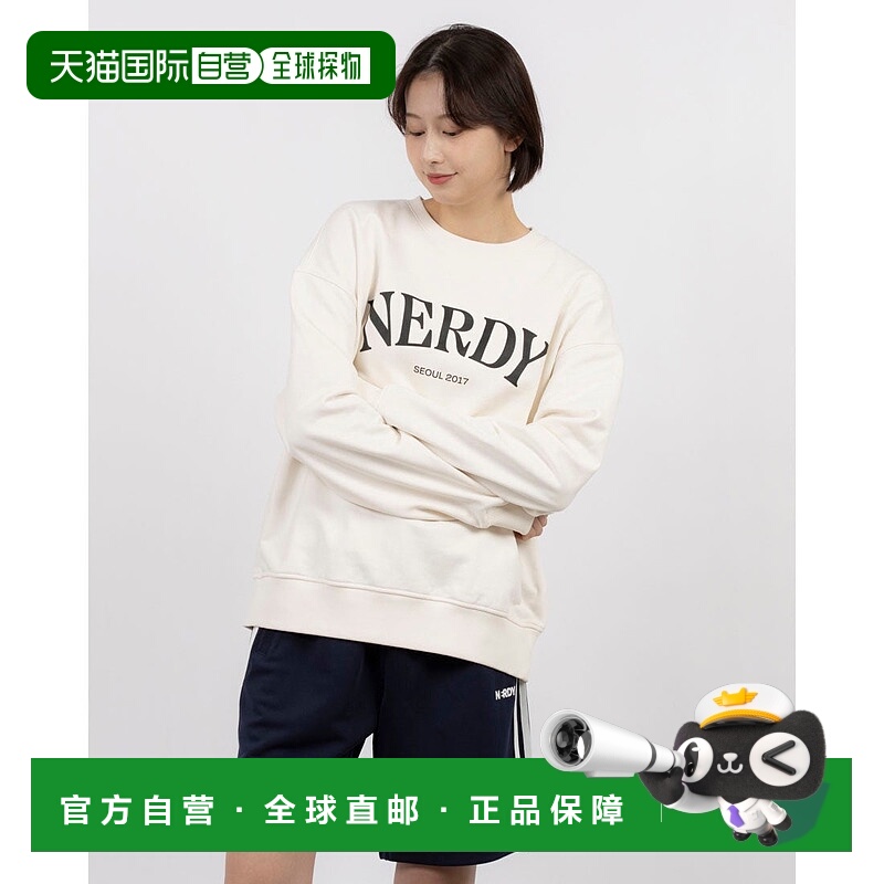 日本直邮NERDY 赛丽芙拱门标志运动衫 [NE8621EU000865] 深蓝色