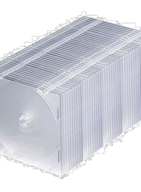 【日本直邮】SANWA SUPPLYDVD/CD盒1张透明50张套FCD-PU50C