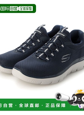 日本直邮SKECHERS SUMMITS 斯凯奇 52811 海军蓝一脚蹬运动鞋 [SK
