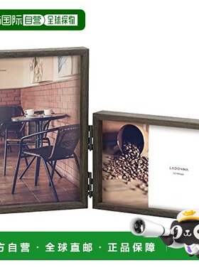 【日本直邮】LADONNA 相框照片框2面  LA09-LPD-DBR